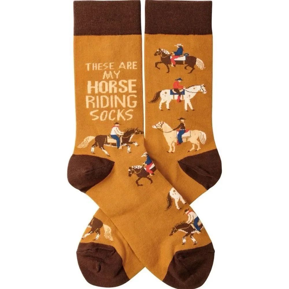 Primitives by Kathy - These are My Horse Riding Socks
